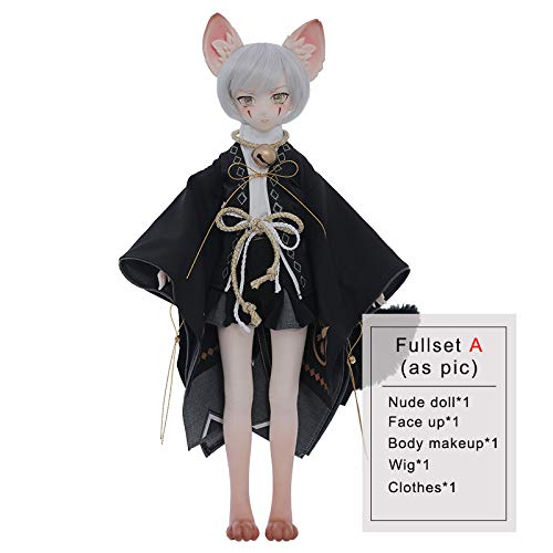 Amazon | BJDドール 球体関節人形 1／4 40cm 男 人形本体 ヘッド